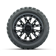 Set of (4) 14 in GTW® Stellar Black Wheels with 23x10-R14 Nomad All-Terrain Tires Lakeside Buggies Parts and Accessories