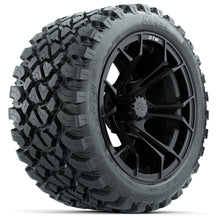 Set of (4) 14 in GTW Spyder Wheels with 23x10-14 GTW Nomad All-Terrain Tires Lakeside Buggies Parts and Accessories